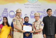 Inspector Prashanth Receives District Commendation.|