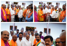 ఈటల సమక్షంలో బీజేపీలోకి చేరికలు.|