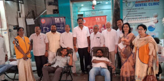 జయశంకర్ స్ఫూర్తితో రక్తదానం.|