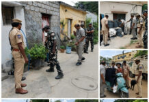చెర్లపల్లి మింట్లో మల్కాజిగిరి పోలీసుల భద్రతా మాక్ డ్రిల్.|