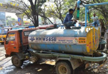 హైదరాబాద్లో నీటి సరఫరాకు బ్రేక్.|