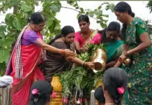 వర్షాలు కురవాలని బొడ్రాయికి ప్రత్యేక పూజలు|
