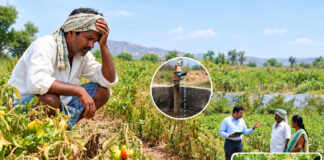 నీటి కొరతతో ఎండుతున్న పంటలు ఆందోళనలో రైతులు