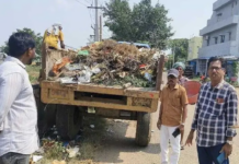 రోడ్డు పక్కన చెత్త వేయకుండా చర్యలు|