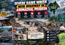Severe Rains Wreck New Highway in Arunachal Pradesh|