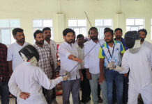మంచిర్యాలలో ఫెన్సింగ్ పోటీలకు ఘనంగా ప్రారంభించిన మేయర్ ధరణి మధుకర్