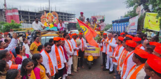 గణపతి నిమజ్జన శోభాయాత్ర ప్రారంభించిన ఎమ్మెల్యే ప్రేమ్ సాగర్ రావు