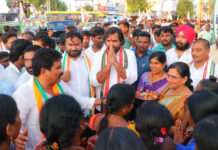 మంచిర్యాల జిల్లాలో పెద్దపల్లి ఎంపీ గడ్డం వంశీకృష్ణ పర్యాటన