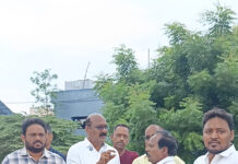 ఏర చెరువు, గ్రౌండ్ పనులు పరిశీలించిన MLA గణబాబు.