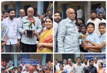 మంచిర్యాల బాయ్స్ హైస్కూల్లో విద్యార్థులతో కలిసి టిఫిన్.. కేక్ కట్ చేసిన ఎమ్మెల్యే కొక్కిరాల ప్రేమ్ సాగర్ రావు