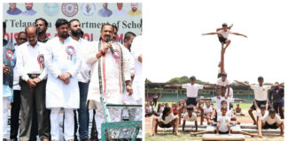 స్కూల్ గేమ్స్ క్రీడాలను ప్రారంభించిన టీపీసీసీ చీఫ్ బొమ్మ మహేష్ కుమార్ గౌడ్