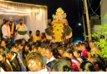 Madanapalle: రామిరెడ్డి లేఔట్లో వినాయక నిమజ్జనం ఘనంగా ముగిసింది. ఏనుగు వాహనంపై శోభాయాత్ర నిర్వహించగా, రూ. 1.85 లక్షలకు లడ్డూను నాయక్ ఉత్సవ కమిటీ దక్కించుకుంది.