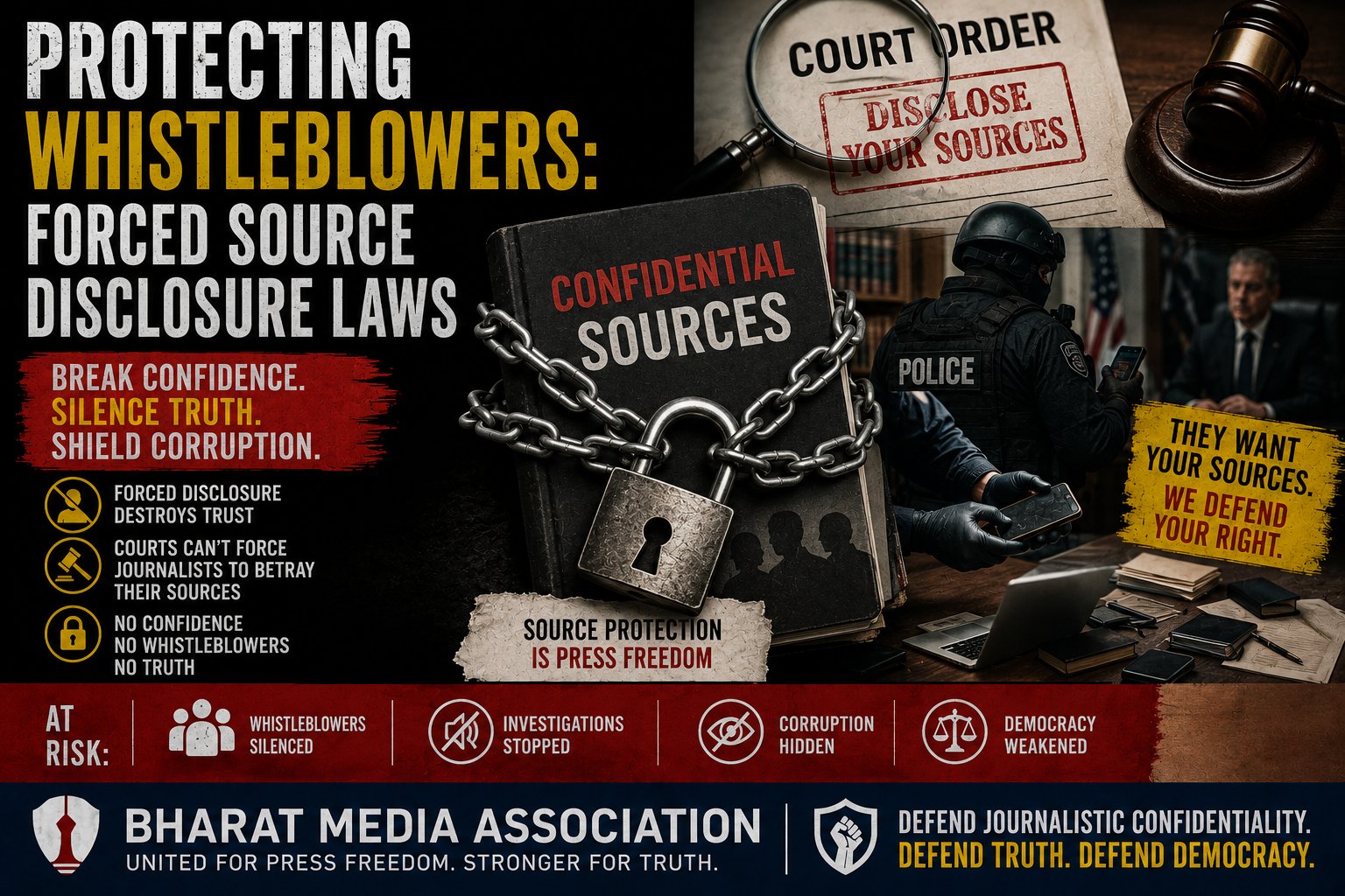 Protecting Whistleblowers: Forced Source Disclosure Laws