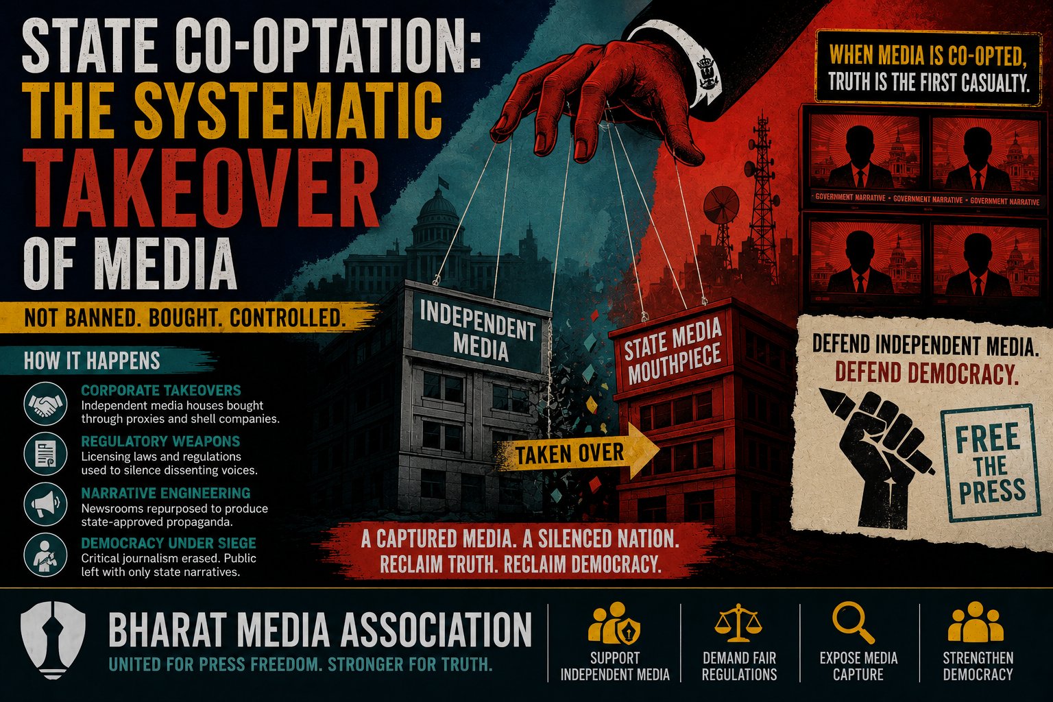 State Co-optation: The Systematic Takeover of Media