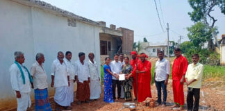 *కాస్బాగ్ తండాలో ఇందిరమ్మ ఇళ్లకు భూమి పూజ*