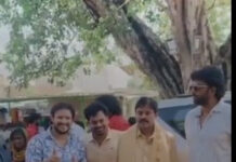 దుర్గమ్మ సన్నిధిలో సినీ తారల సందడి… నందివెలుగు.