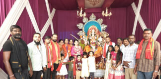 నవరాత్రి ఉత్సవాల్లో శాంతి శ్రీనివాస్ రెడ్డి.|