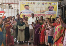 ములగాడ టిడ్కో ‘ఎ’ బ్లాక్ లబ్ధిదారులకు తాళాల అందజేత.. సకల వసతులతో గృహప్రవేశం కల్పించిన ప్రభుత్వ విప్ గణబాబు