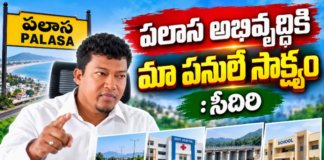 పలాస అభివృద్ధికి మా పనులే సాక్ష్యం: సీదిరి
