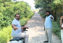 రోడ్లపైకి పెరిగిన చెట్ల తొలగింపు : భీమిని రాజేష్ యూత్ కాంగ్రెస్ నస్పూర్ ప్రెసిడెంట్