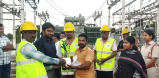 జూలూరుపాడు 400 కేవీ సబ్స్టేషన్ను పరిశీలించిన సీఎండీ!