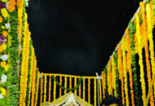 డిచ్పల్లిలో అమ్మవారి సేవలో ప్రత్యేక పూజలు నిర్వహించిన సంతోష్ గౌడ్