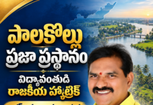 పాలకొల్లు ప్రజల గుండెల్లో చెరగని స్థానం.. రాష్ట్ర సాగునీటి రంగానికి కొత్త ఊపిరి: నిమ్మల రామానాయుడు