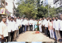 ₹72.50లక్షలతో సీసీ రోడ్ల నిర్మాణ పనులు ప్రారంభం.|
