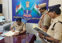 హాజీపూర్ పోలీస్ స్టేషన్ను ఆకస్మికంగా తనిఖీ చేసిన డీసీపీ ఎ.భాస్కర్