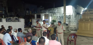 చినబాడంలో ప్రశాంత ఎన్నికలకు పోలీసుల అవగాహన సమావేశం