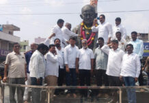 అహింసా మార్గం ప్రపంచానికి ఆదర్శం: మాజీ ఎమ్మెల్యే జగన్ మోహన్ రావు