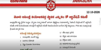 జనసేన సమన్వయ కమిటీ ఏర్పాటు…. తెనాలి