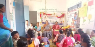 పోషకాహారంతోనే ఆరోగ్యం: అంగన్వాడీ ఉత్సవాల్లో సూపర్వైజర్.