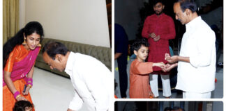 ఎంపీ ఈటల రాజేందర్ నివాసంలో ఘనంగా విజయదశమి వేడుకలు.|