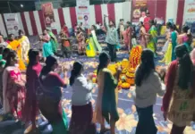 కొత్తగూడెం జనసేన ఆఫీస్ లో ఘనంగా అట్లా బతుకమ్మ !